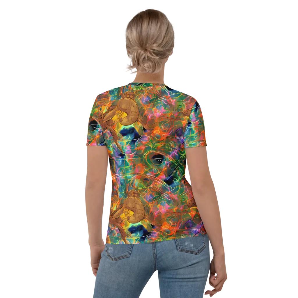 Molten Verdure on Women's Crew Neck T-Shirt — Back
