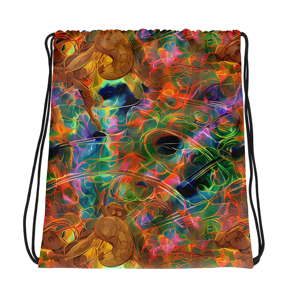 Molten Verdure on Drawstring Bag — Photo