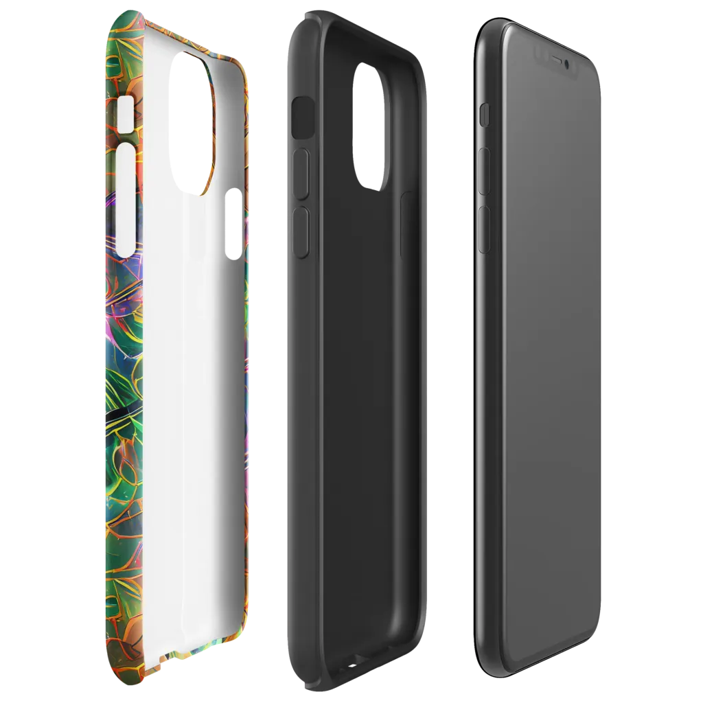 Molten Verdure on Tough Case for iPhone® — Right