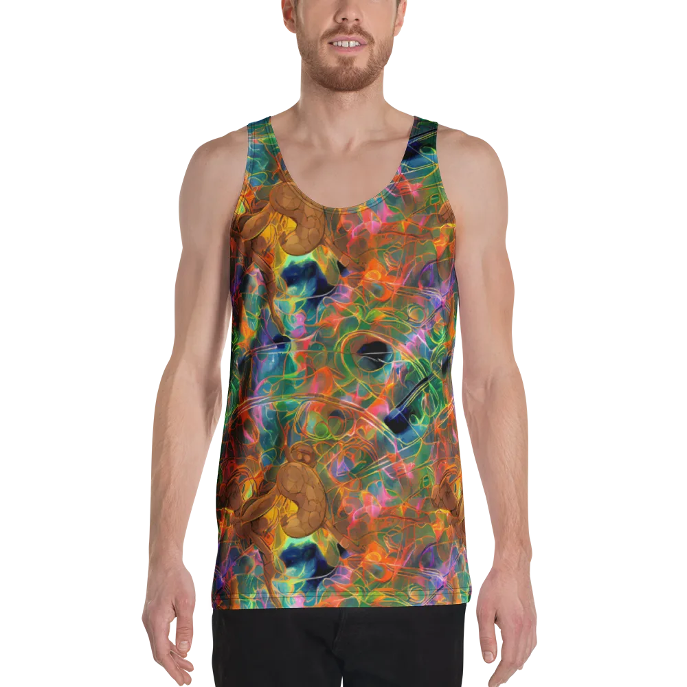 Molten Verdure on Men's Tank Top — Front