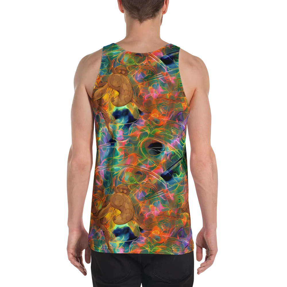 Molten Verdure on Men's Tank Top — Back