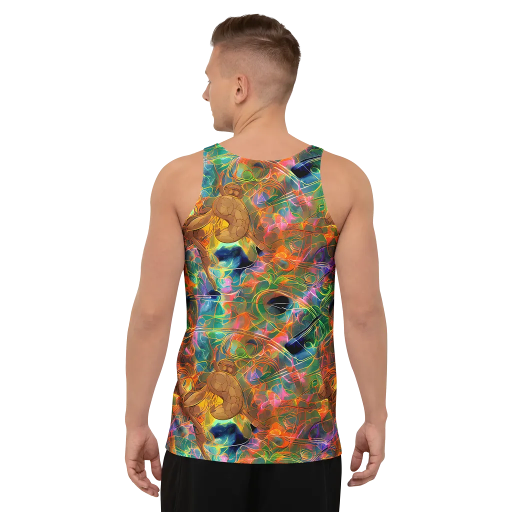 Molten Verdure on Men's Tank Top — Back