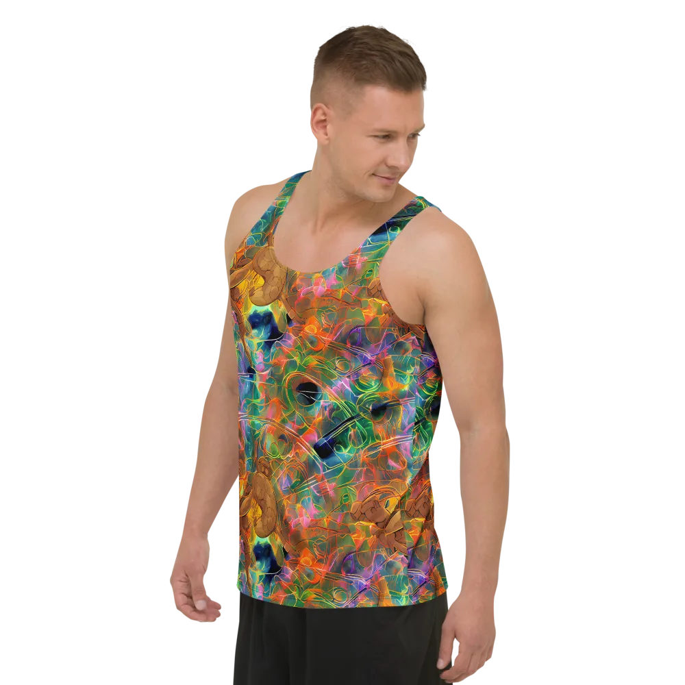 Molten Verdure on Men's Tank Top — Left Front
