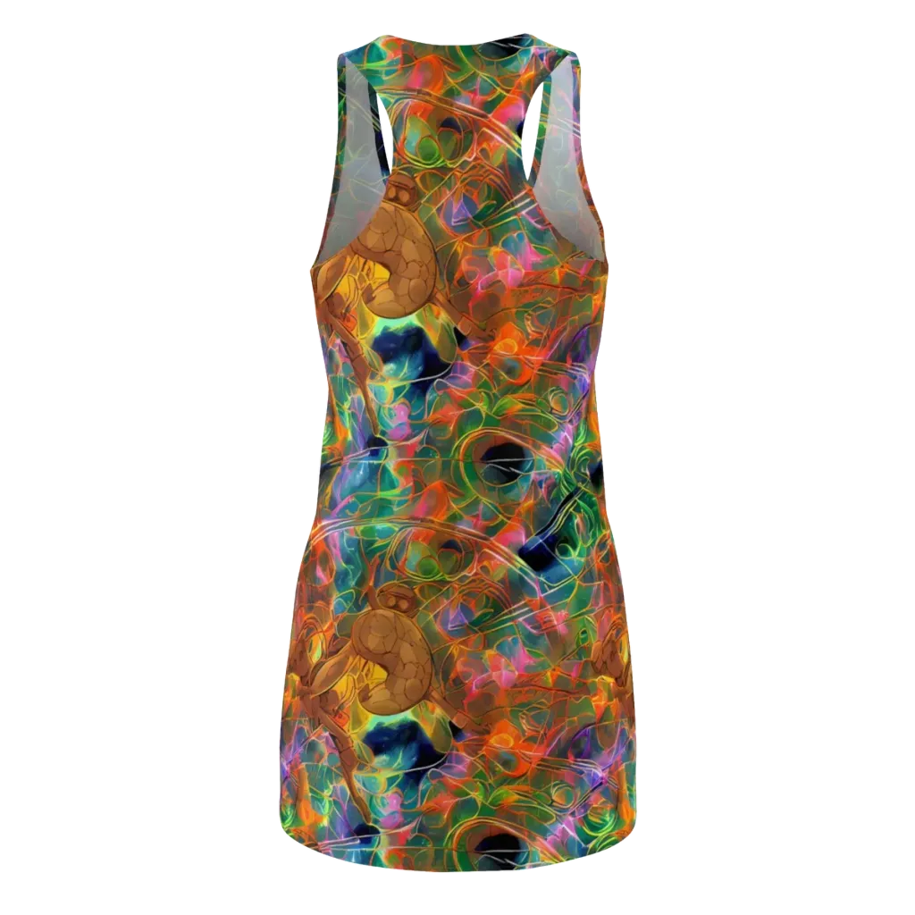Molten Verdure on Racerback Dress — Back