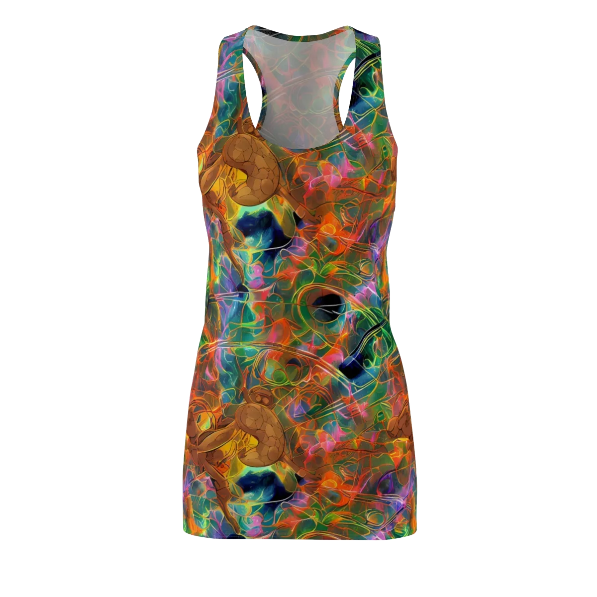 Molten Verdure on Racerback Dress — Front