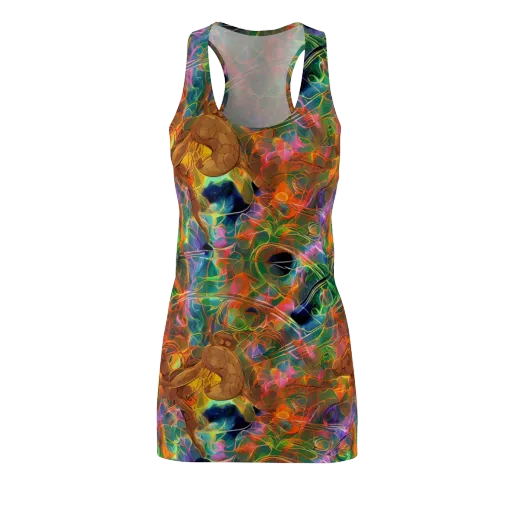Molten Verdure on a Racerback Dress