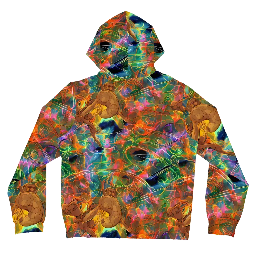 Molten Verdure on Women's Full-Zip Hoodie — Back