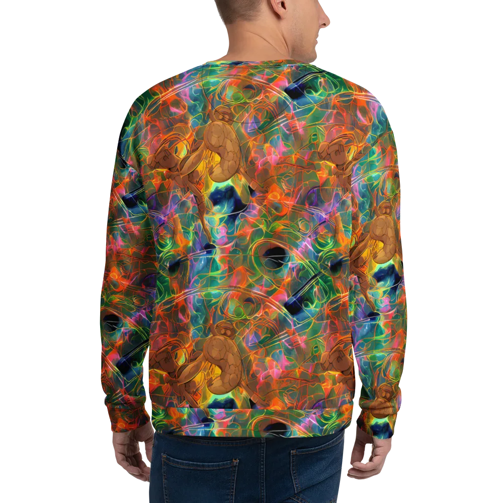 Molten Verdure on Sweatshirt — Back