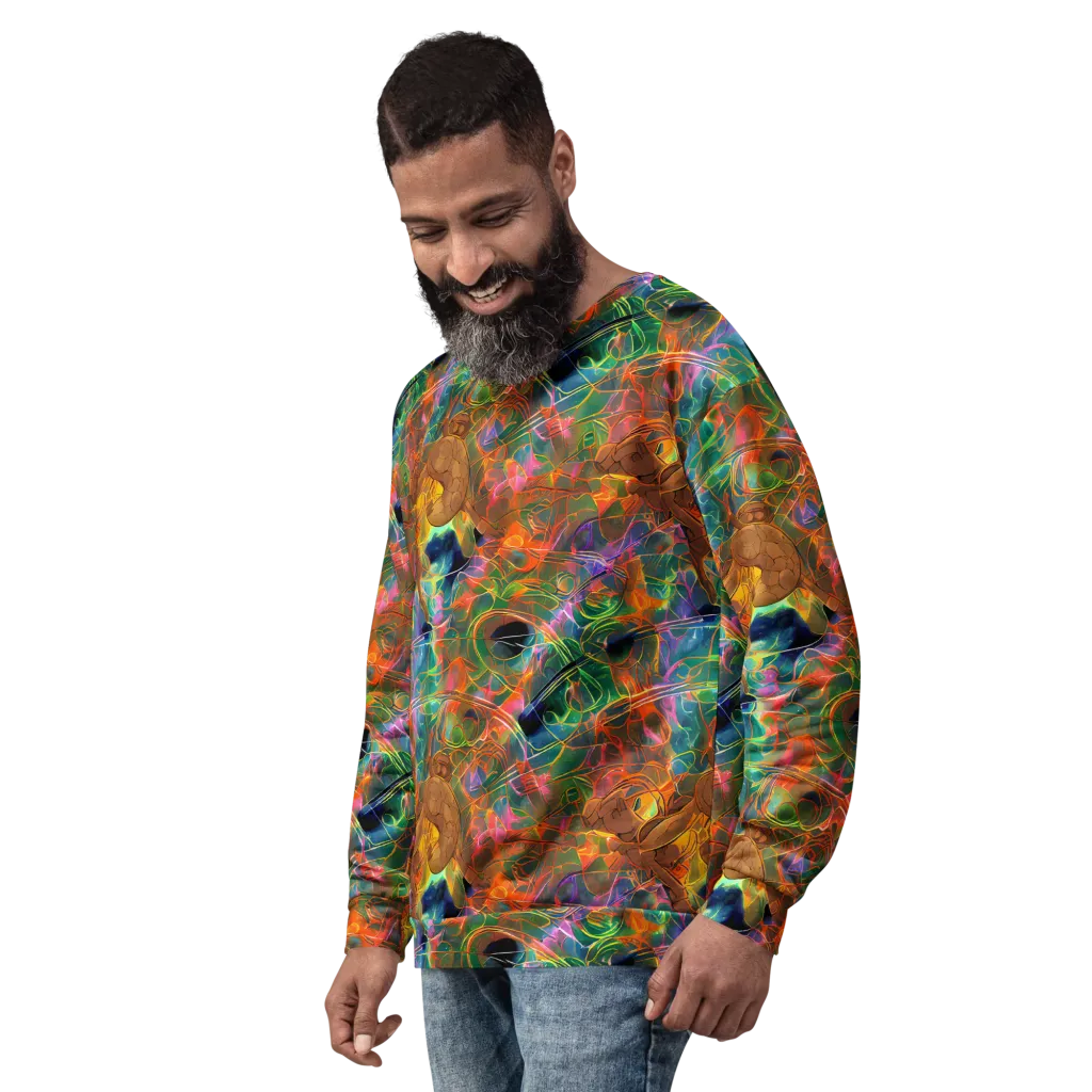 Molten Verdure on Sweatshirt — Left Front