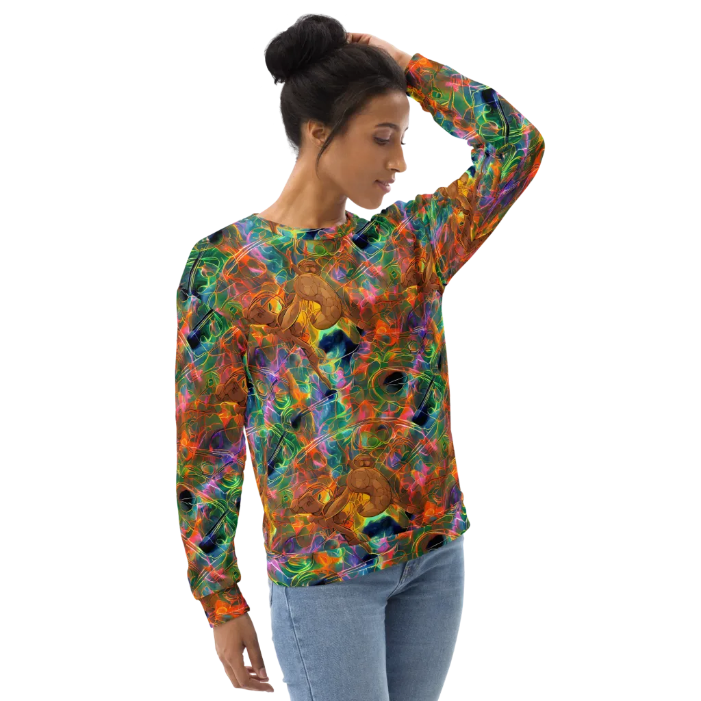 Molten Verdure on Sweatshirt — Right Front