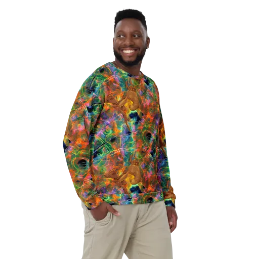 Molten Verdure on a Sweatshirt