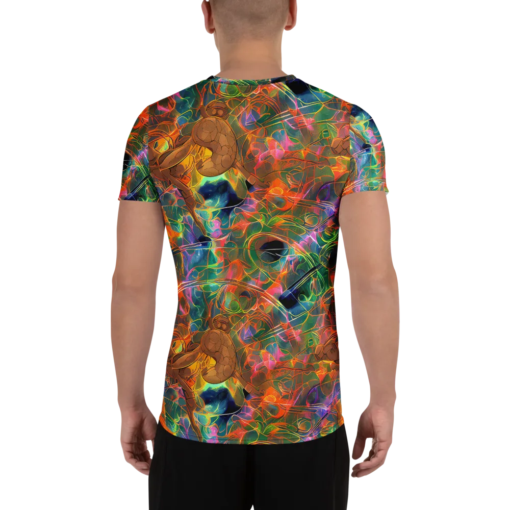 Molten Verdure on Men's Athletic T-Shirt — Back