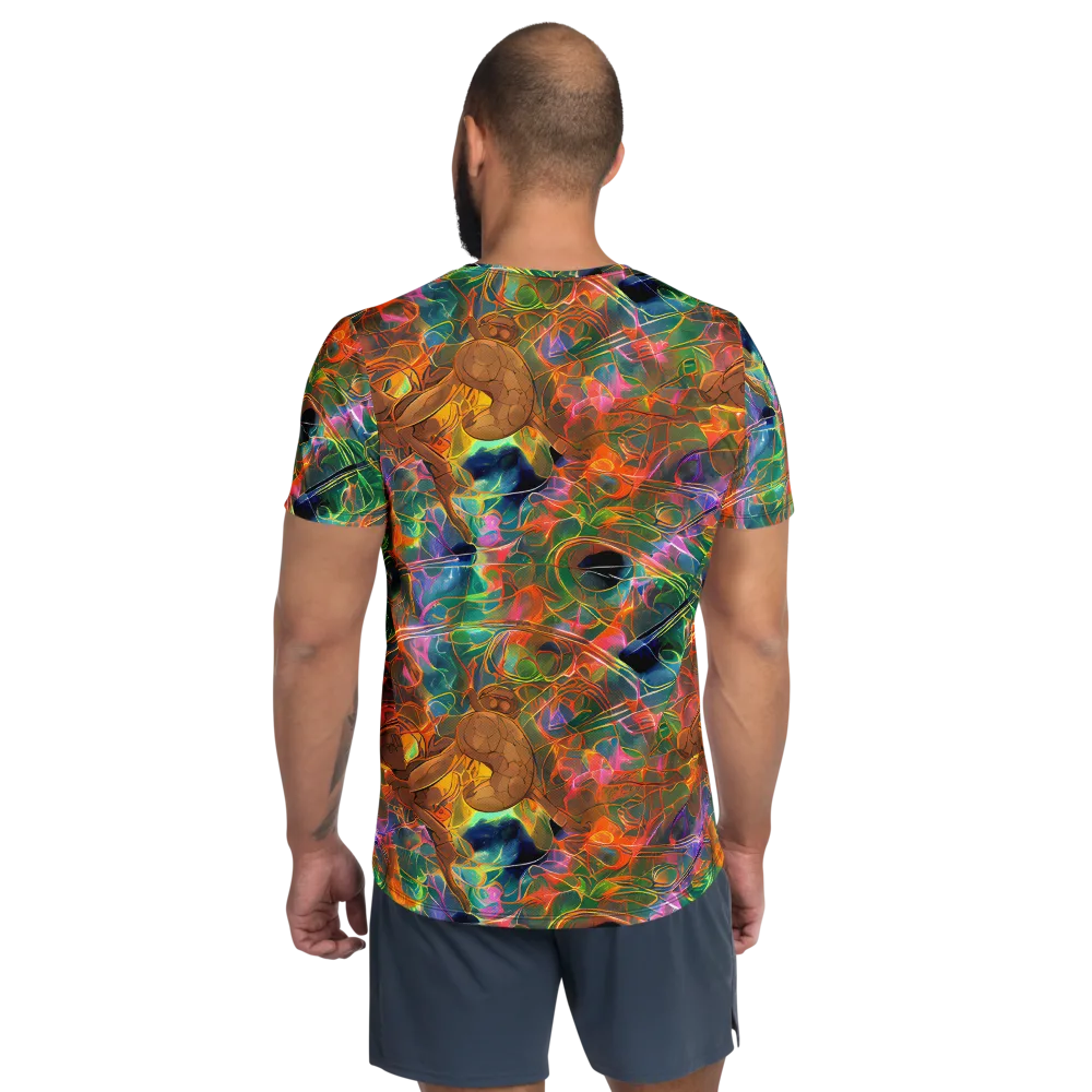 Molten Verdure on Men's Athletic T-Shirt — Back