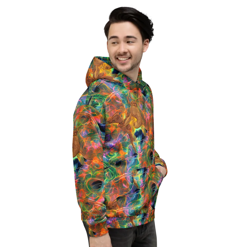 Molten Verdure on Hoodie — Right