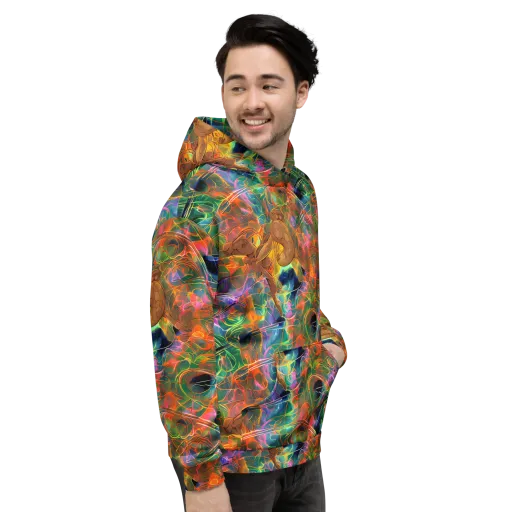 Molten Verdure on a Hoodie