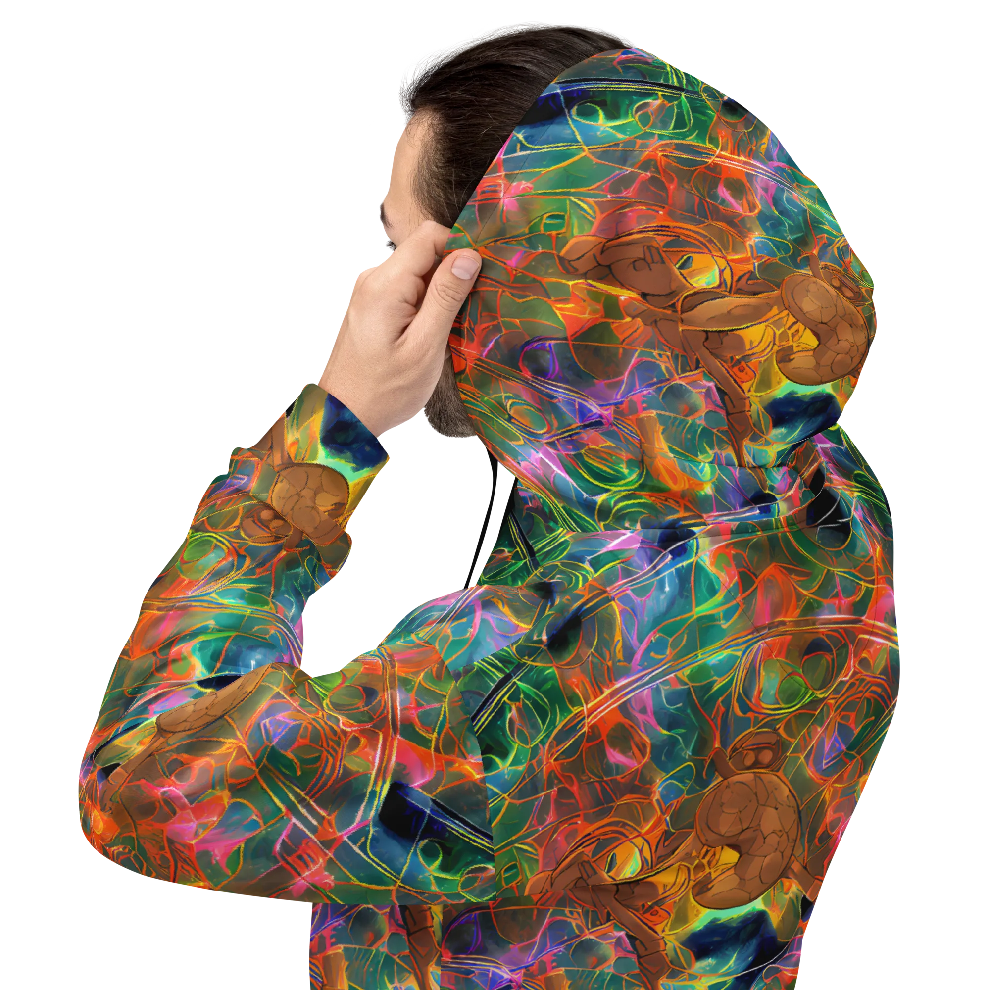 Molten Verdure on Hoodie — Back