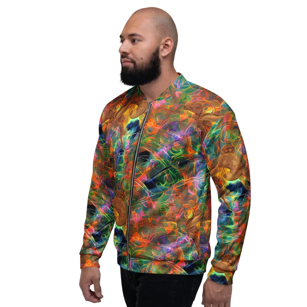 Molten Verdure on Bomber Jacket — Left