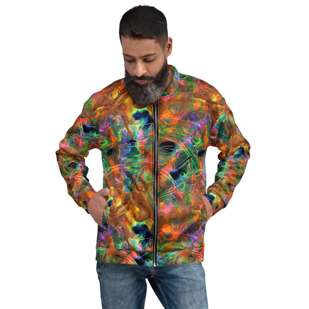 Molten Verdure on Bomber Jacket — Front