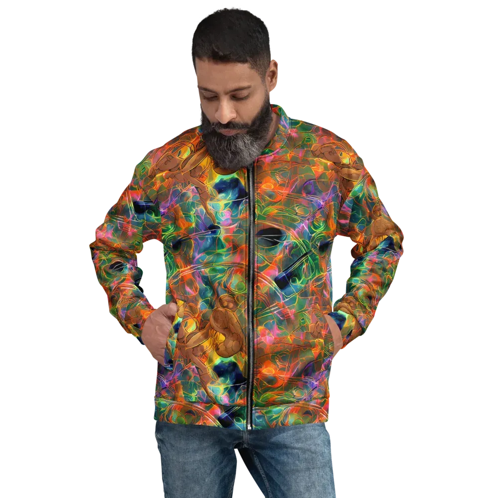 Molten Verdure on Bomber Jacket — Front