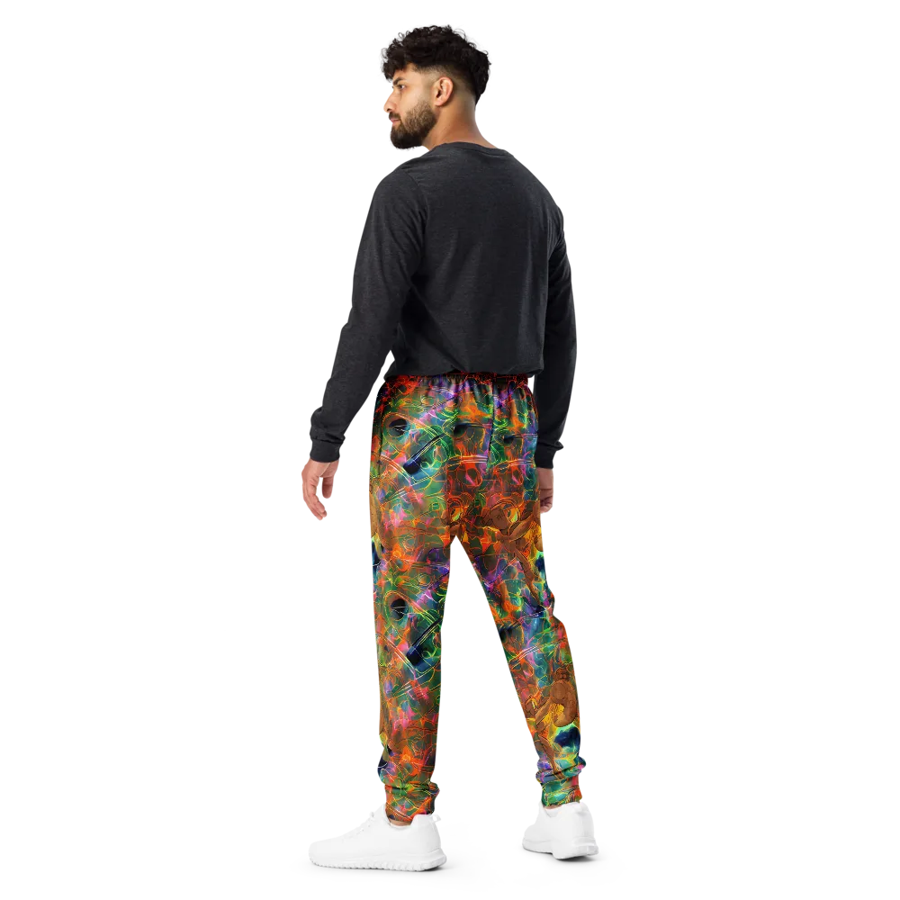 Molten Verdure on Men's Joggers — Back