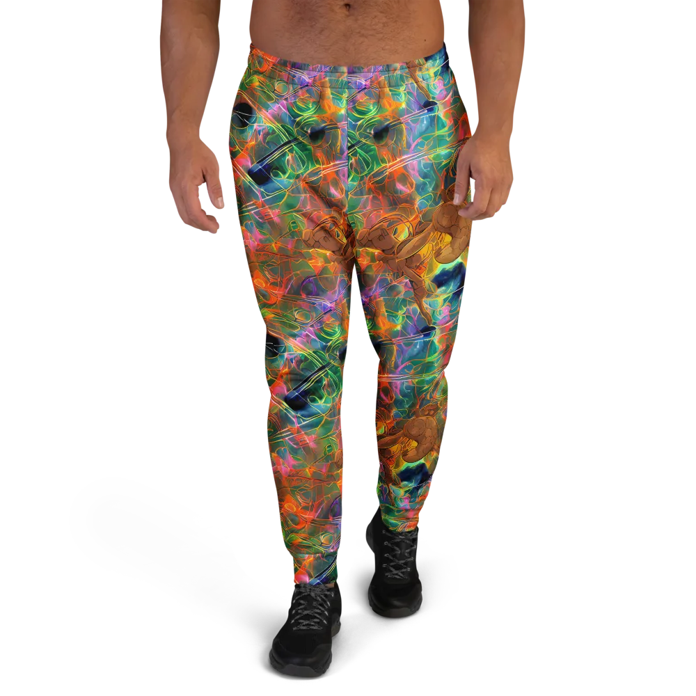 Molten Verdure on Men's Joggers — Front