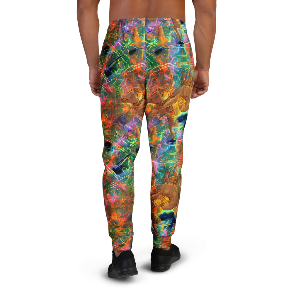 Molten Verdure on Men's Joggers — Back