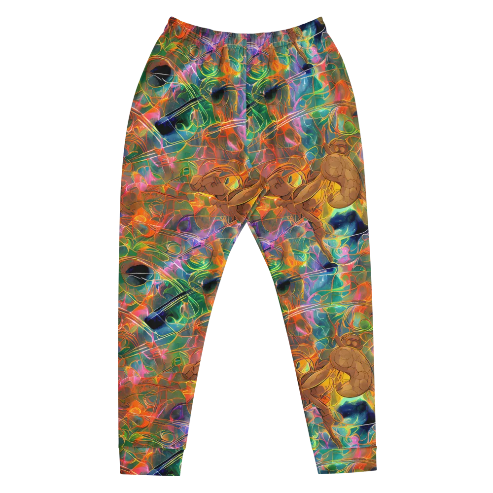 Molten Verdure on Men's Joggers — Front