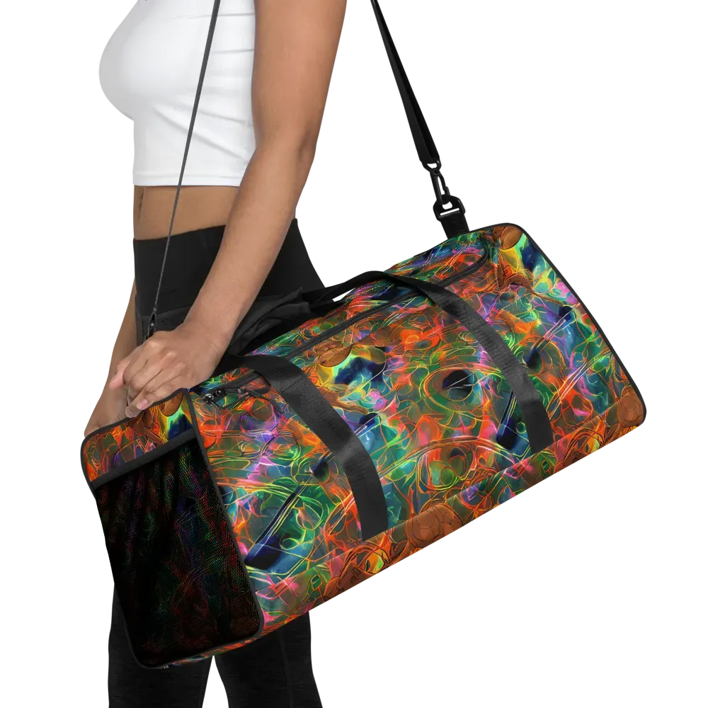 Molten Verdure on Duffle Bag — Front