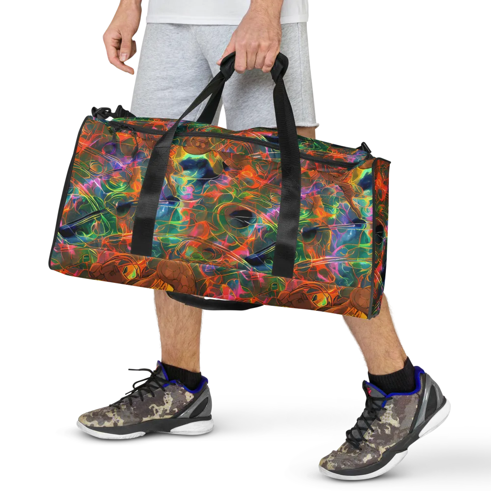 Molten Verdure on Duffle Bag — Front