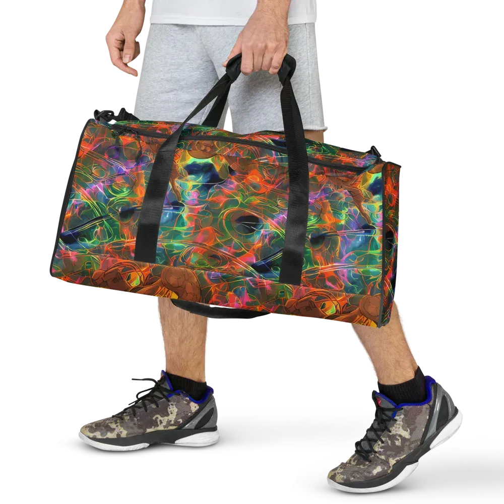 Molten Verdure on Duffle Bag — Front