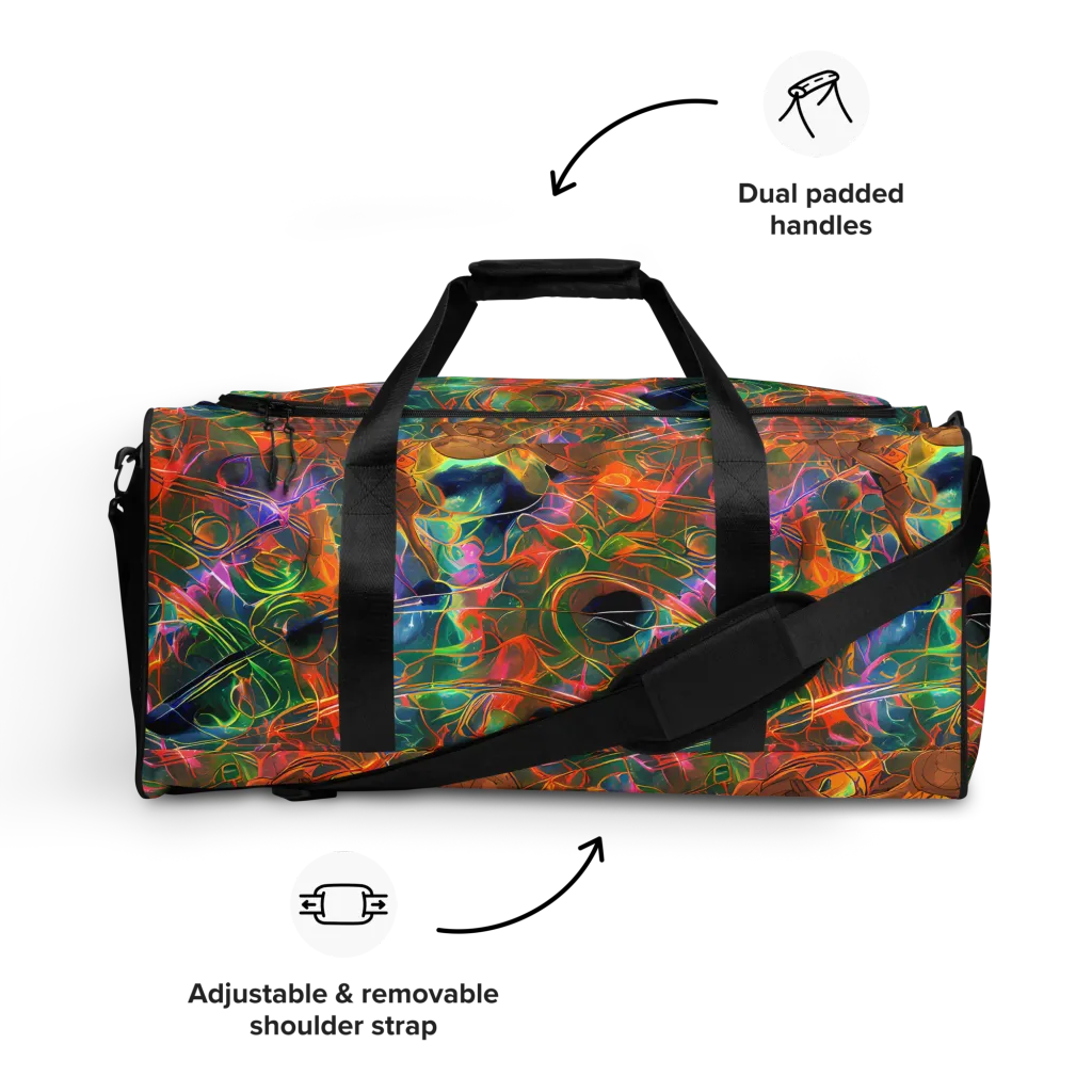 Molten Verdure on Duffle Bag — Front