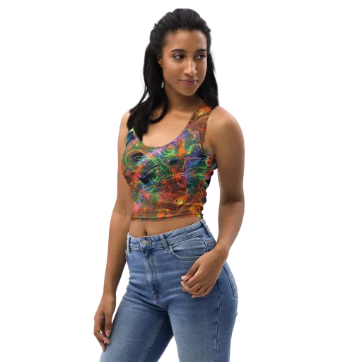 Molten Verdure on a Crop Top
