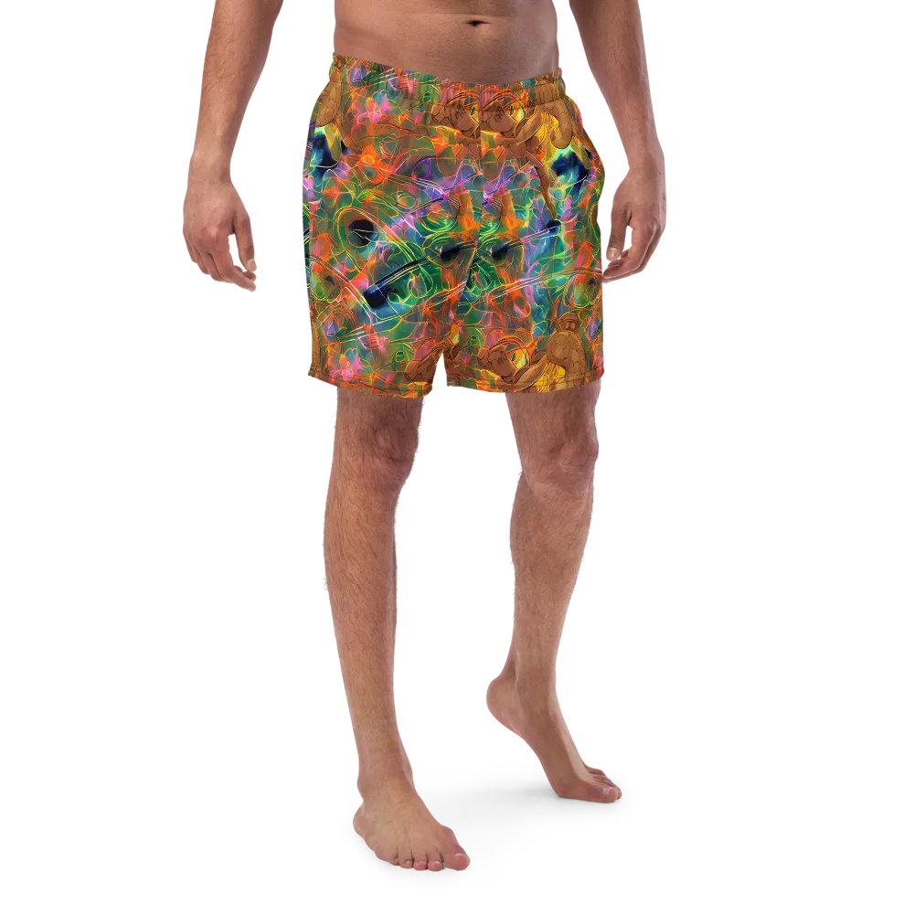 Molten Verdure on Swim Trunks — Front