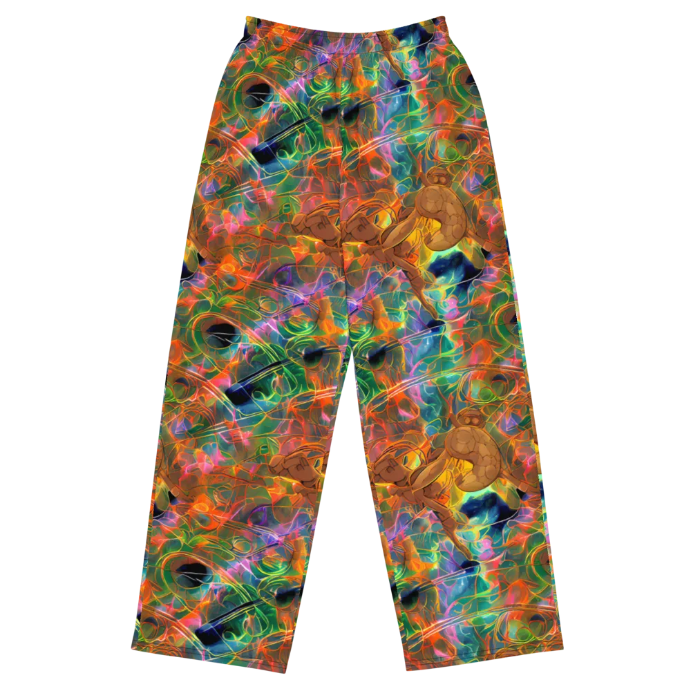 Molten Verdure on Wide-Leg Pants — Front