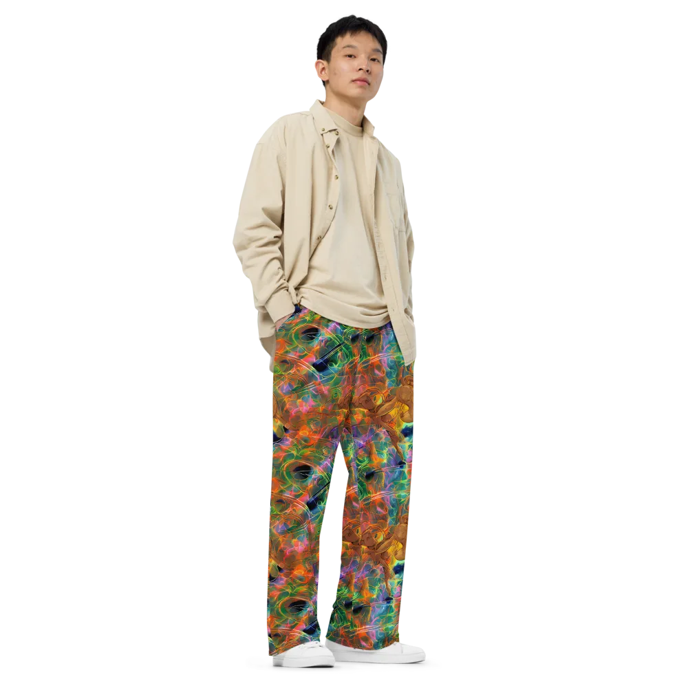 Molten Verdure on Wide-Leg Pants — Right Front