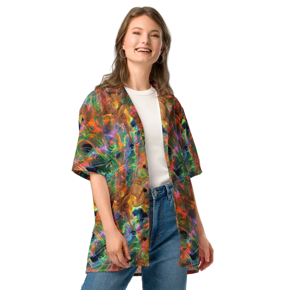 Molten Verdure on Button Shirt — Front