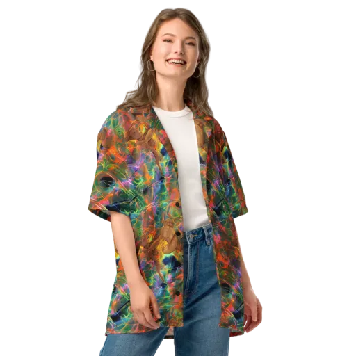 Molten Verdure on a Button Shirt