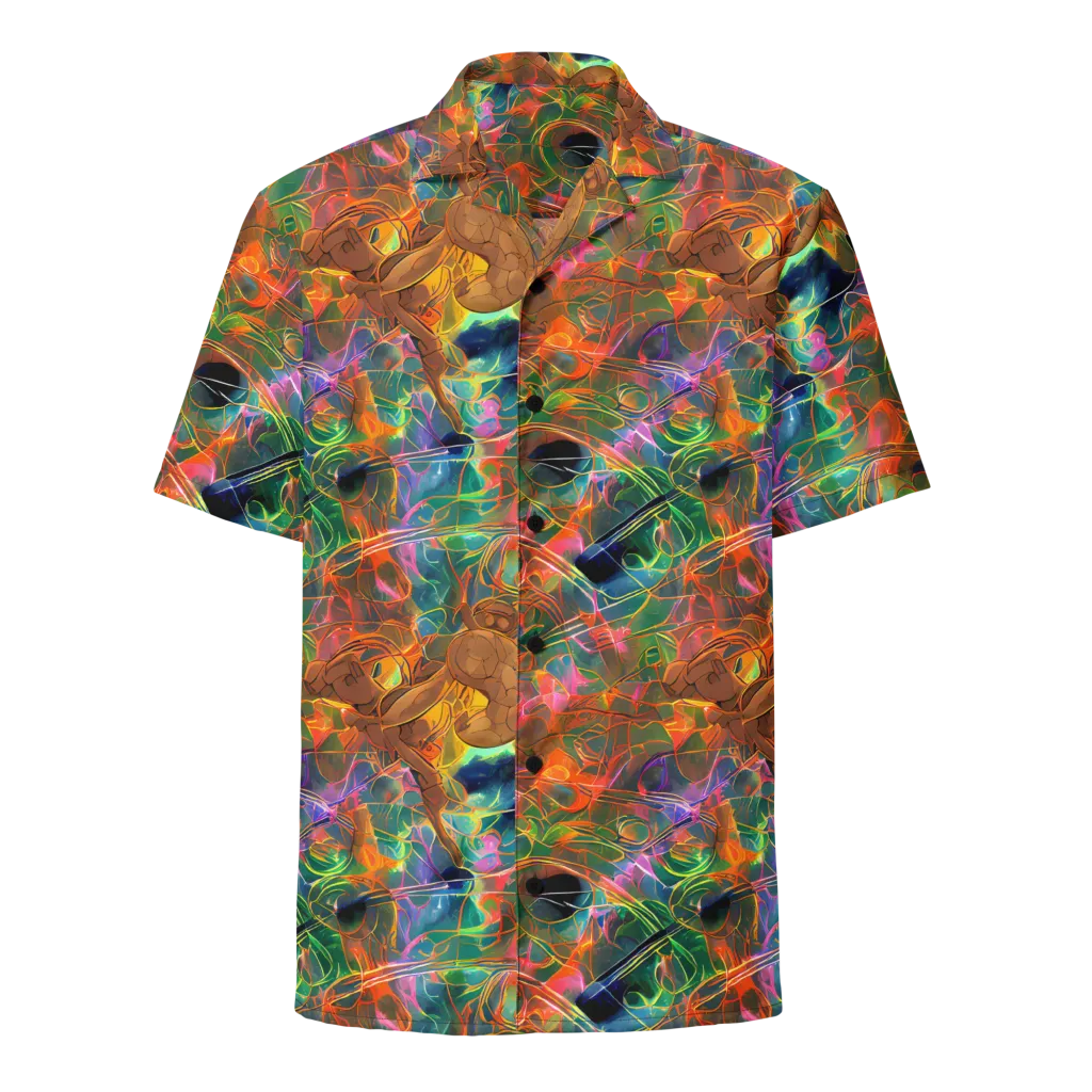 Molten Verdure on Button Shirt — Front