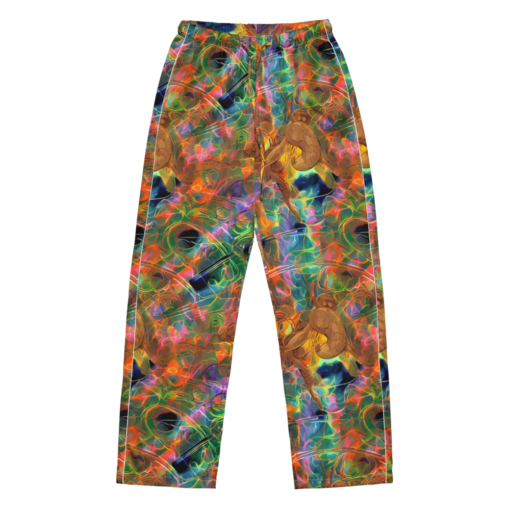Molten Verdure on Women's Pajama Pants — Front