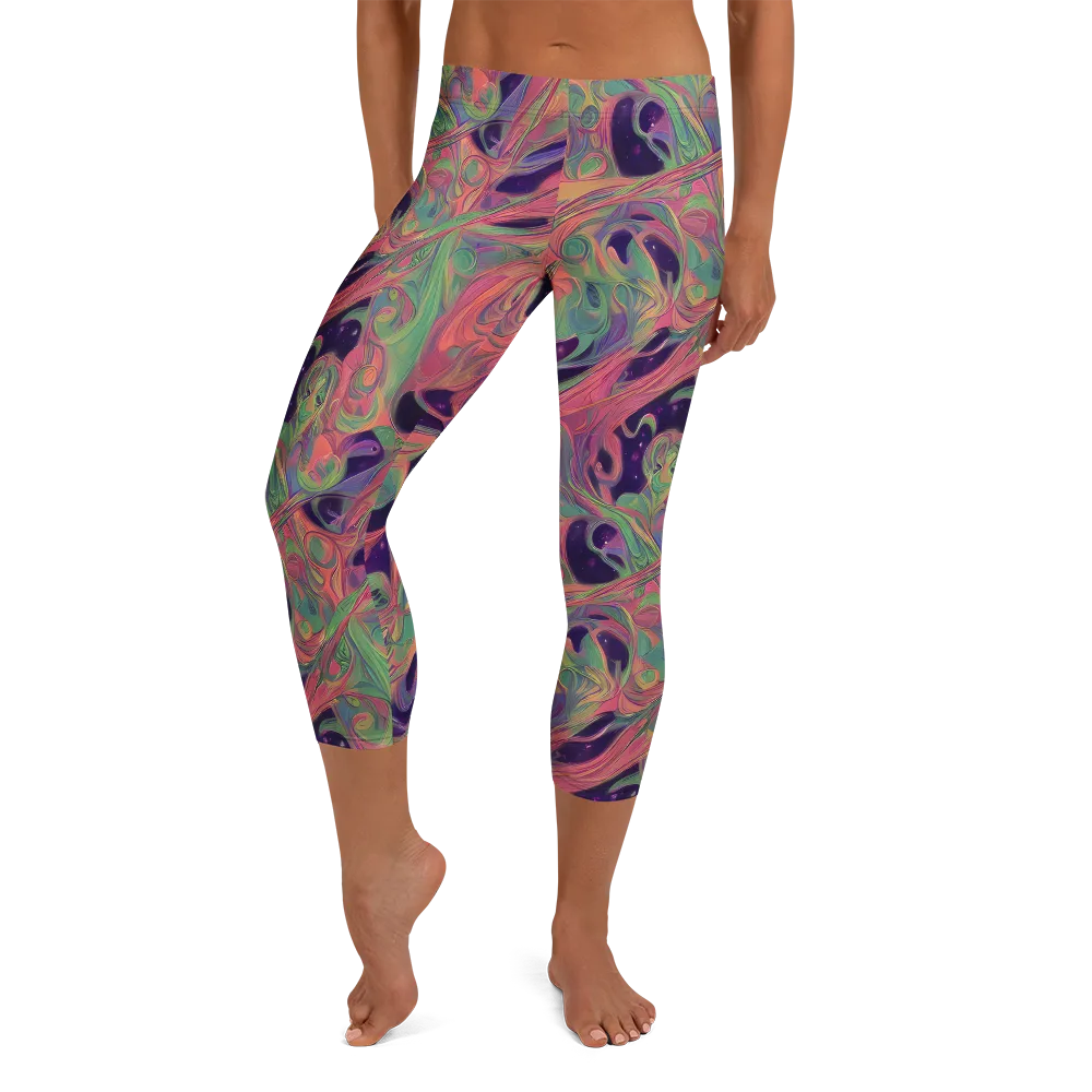 Dreamwarp on Capri Leggings — Front