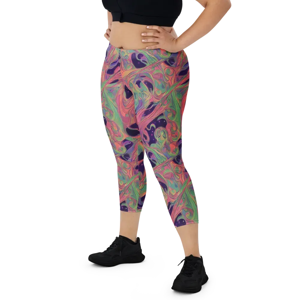 Dreamwarp on Capri Leggings — Front