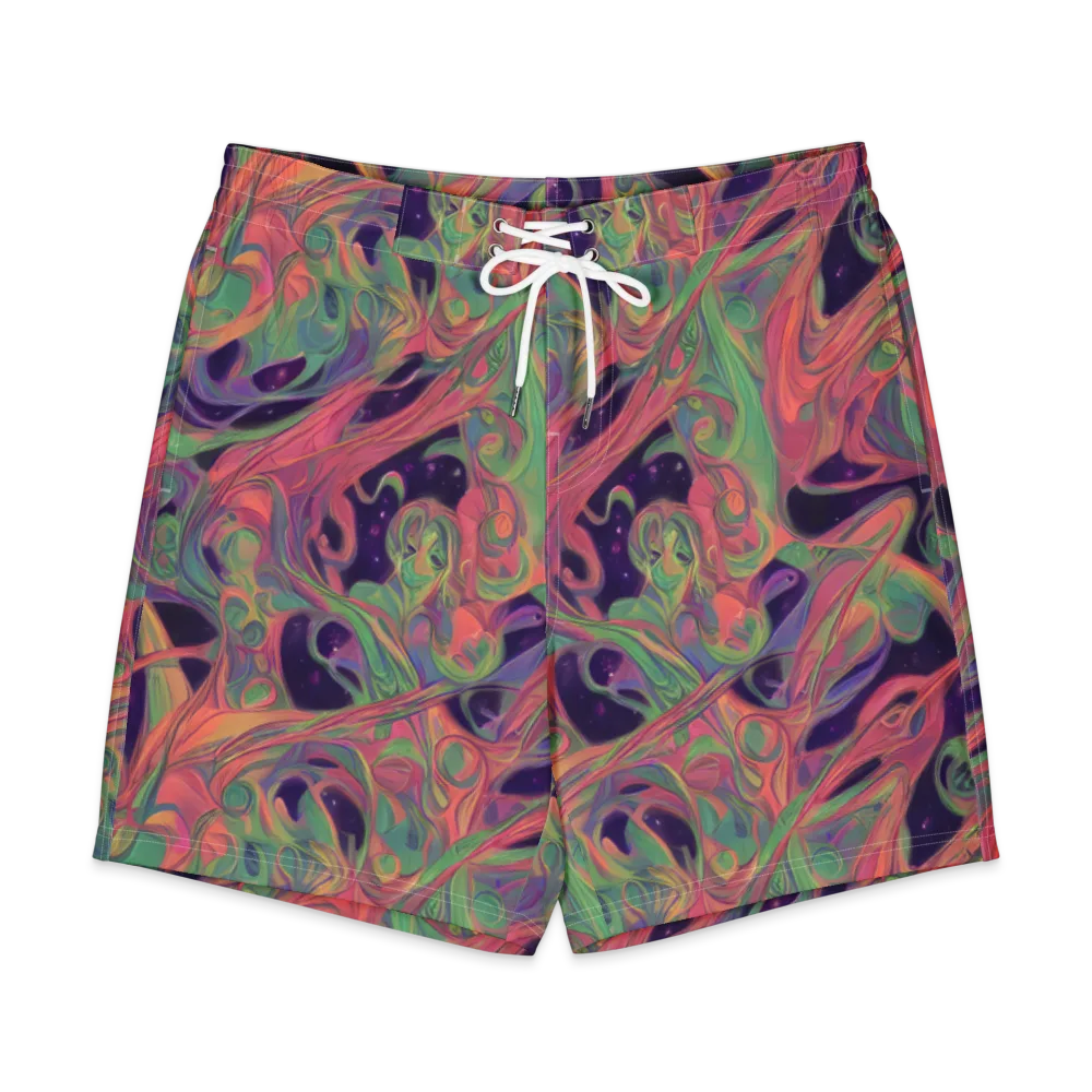 Dreamwarp on Men's Board Shorts — Front