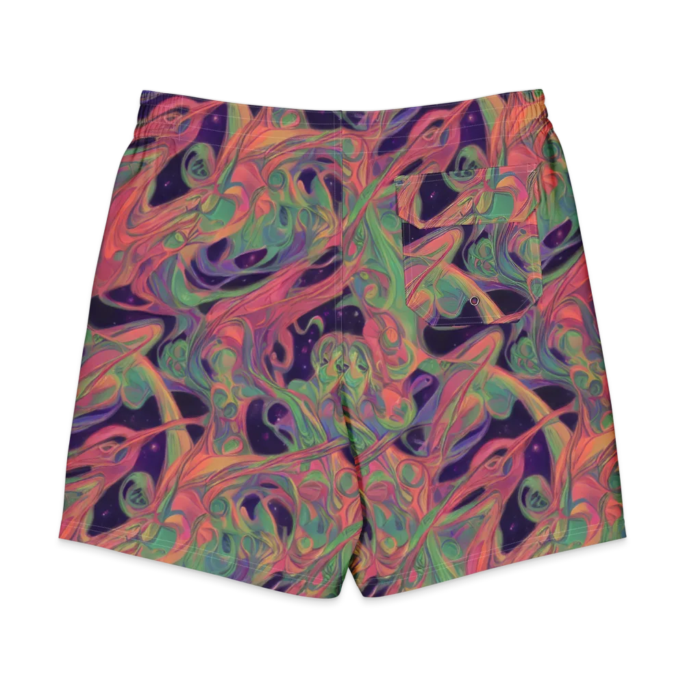 Dreamwarp on Men's Board Shorts — Back