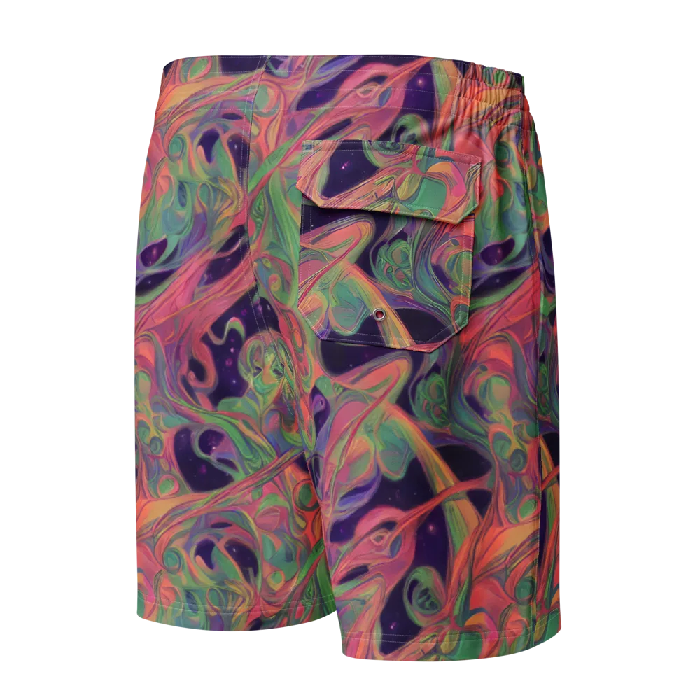 Dreamwarp on Men's Board Shorts — Back