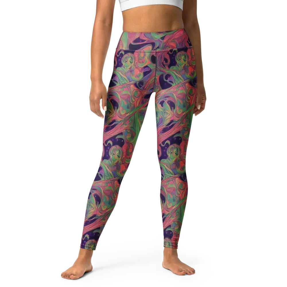Dreamwarp on Yoga Leggings — Front