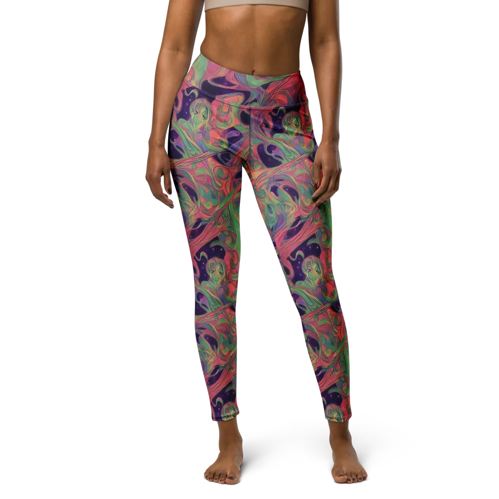 Dreamwarp on Yoga Leggings — Front