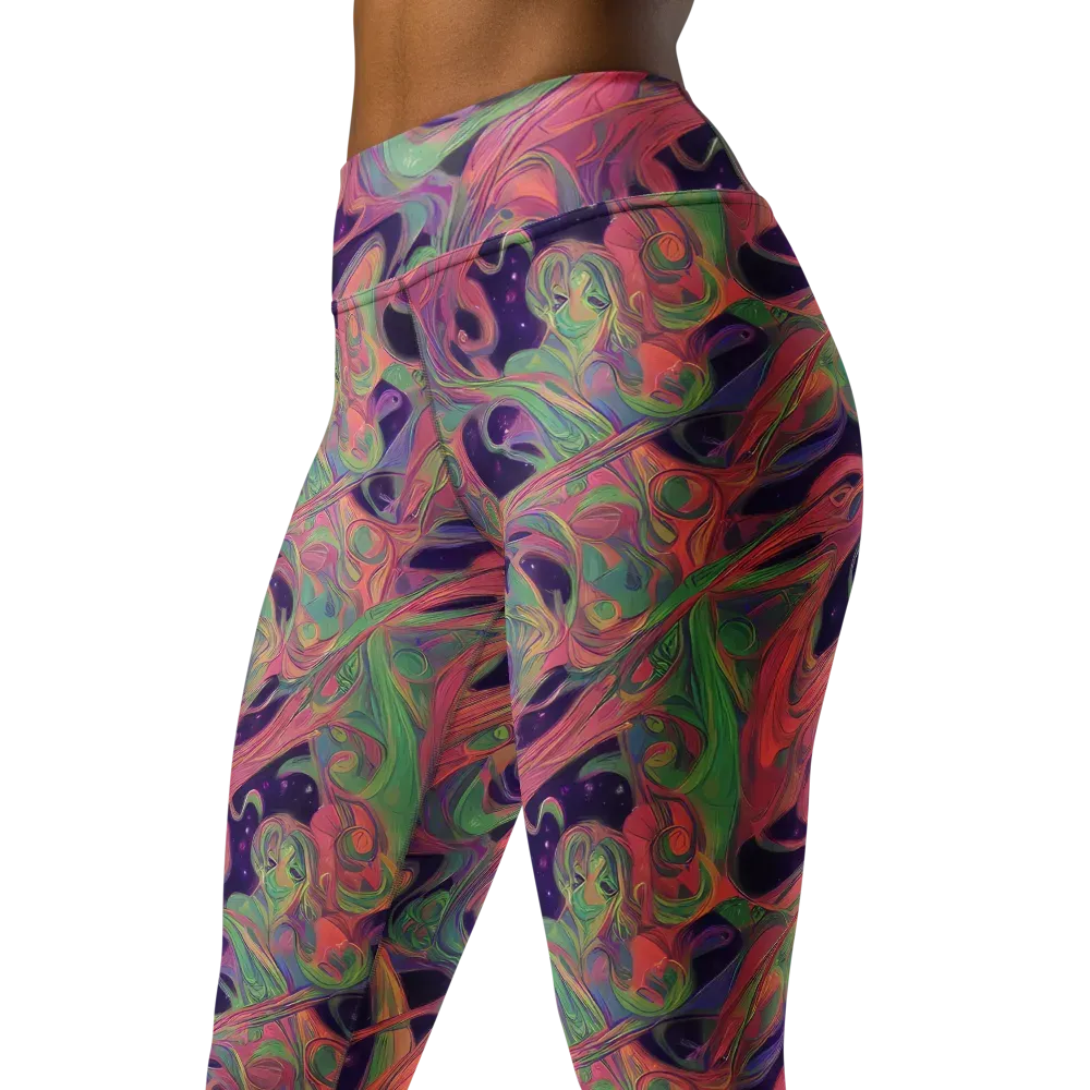 Dreamwarp on Yoga Leggings — Left Front