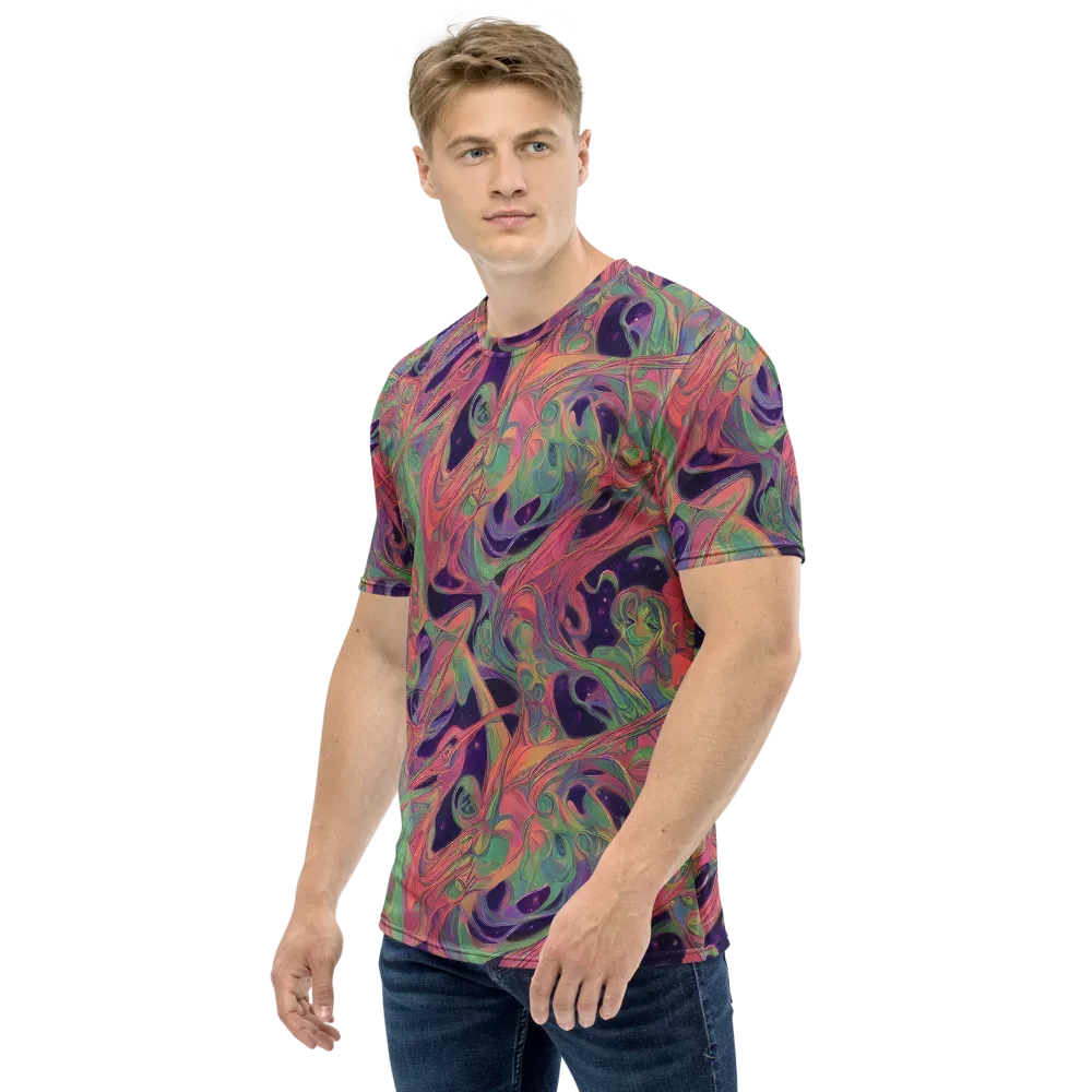 Dreamwarp on Men's Crew Neck T-Shirt — Left
