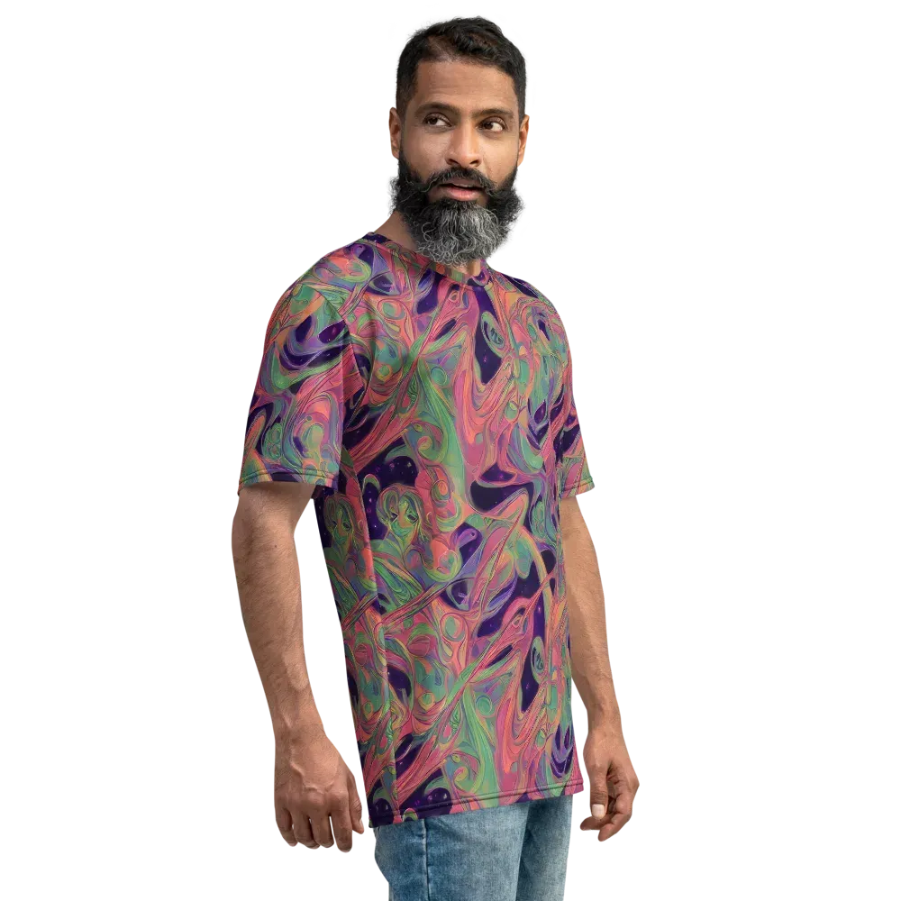 Dreamwarp on Men's Crew Neck T-Shirt — Right