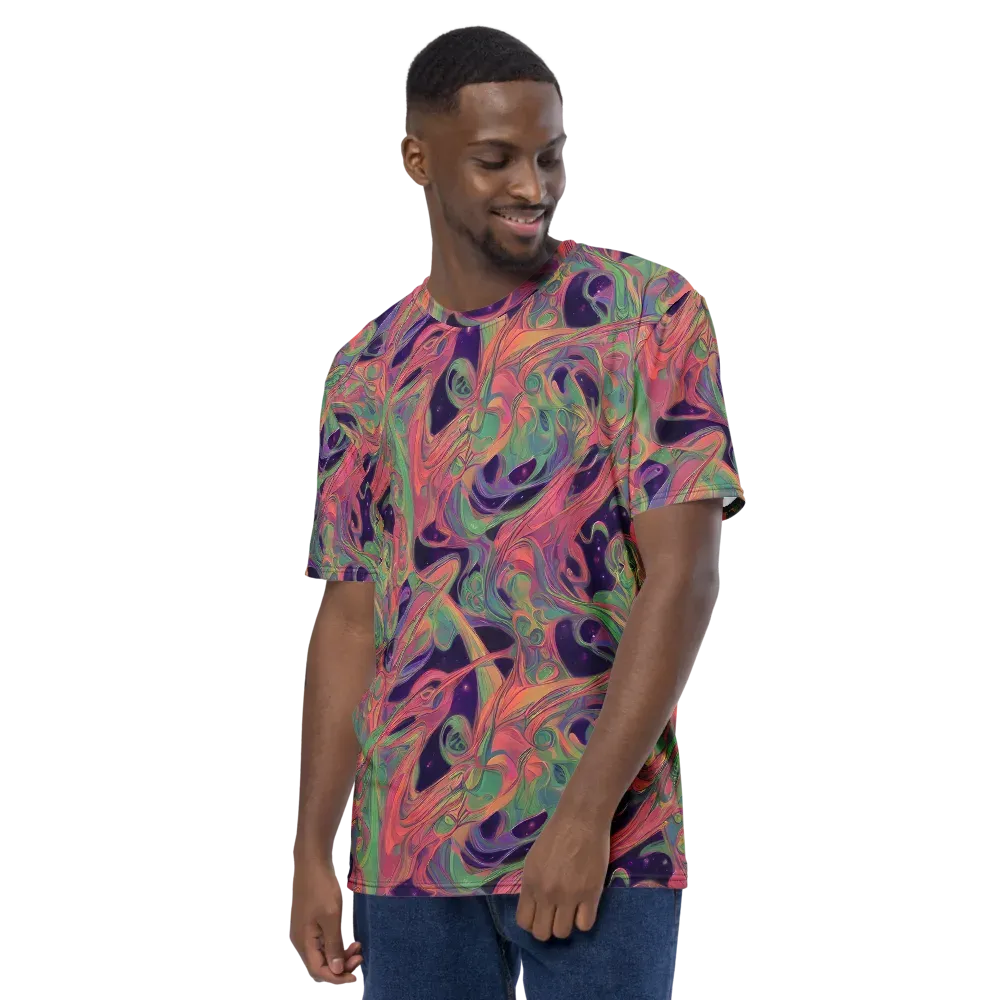 Dreamwarp on Men's Crew Neck T-Shirt — Left